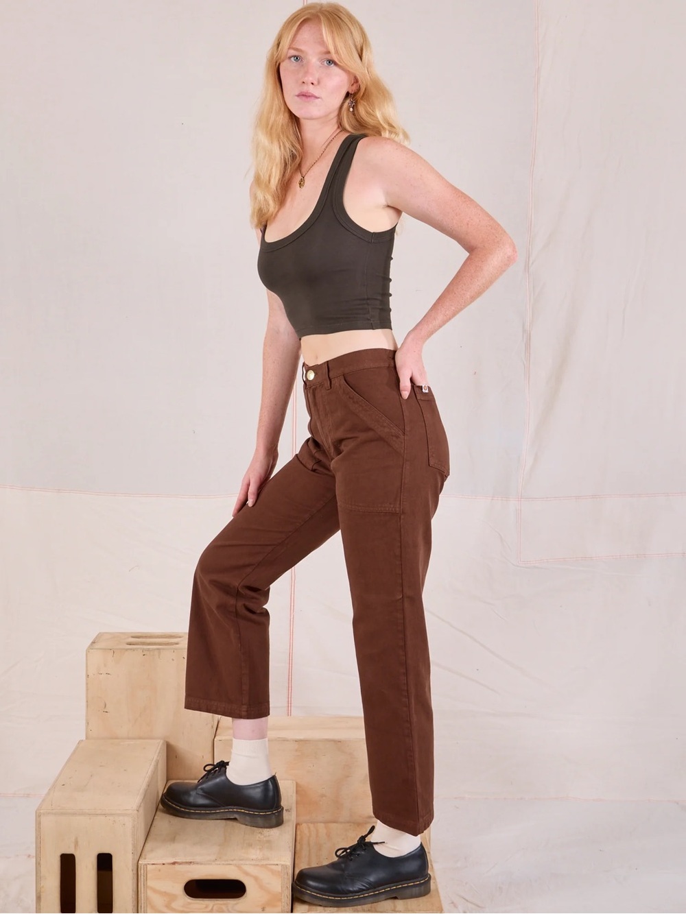BIG BUD PRESS WORK PANTS XXS FUDGECYCLE BROWN